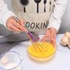 1/5 шт. силиконовый венчик с ручкой из нержавеющей стали для мытья в посудомоечной машине эргономичный дизайн с подвесным отверстием для взбивания яиц