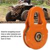 Snatch Block, 12.5 Ton Winch Snatch Block Towing Pulley Block, Heavy Duty Steel Off-Road