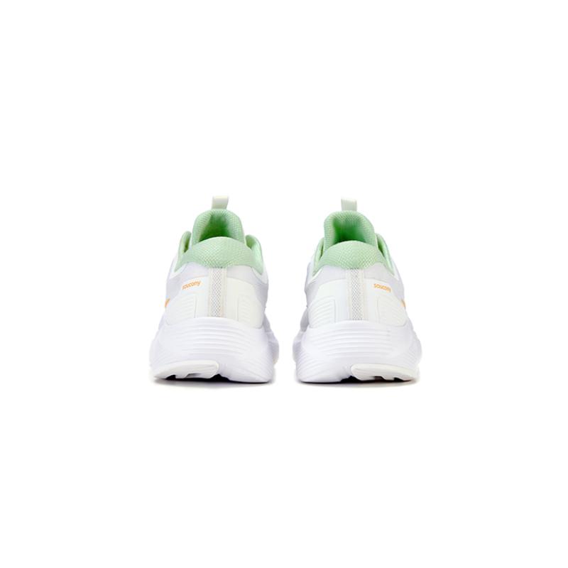 SAUCONY Низкие беговые кроссовки женские белые с зеленым Saucony S18190-2