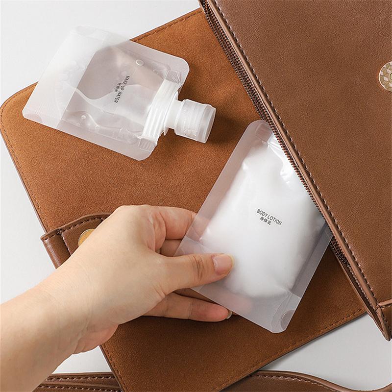 30/100 мл Дорожный дозатор для лосьона Многоразовые пакеты для шампуня Жидкий герметичный многоразовый контейнер для хранения косметической упаковки