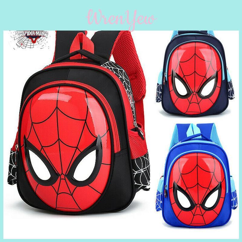 Usa 3d Spiderman Backpack With Easy-to-clean Material For Active Boys And Girls