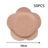 50 шт./набор Сменные одноразовые пакеты с касторовым маслом Самоклеящиеся наклейки на пупок Влагонепроницаемые протекторы для пупка