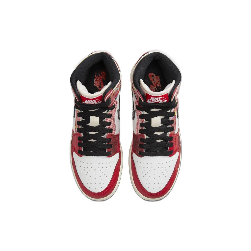Marvel X Air Jordan 1 Retro High OG GS Next Chapter Kids Sneakers Red University-Red Black DV1753-601