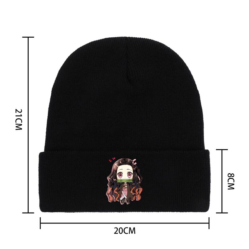 Убийца Демонов, аниме Камадо Незуко Рамен, мужской капот для девочек, простые уличные шапки, повседневная креативная мужская вязаная шапка