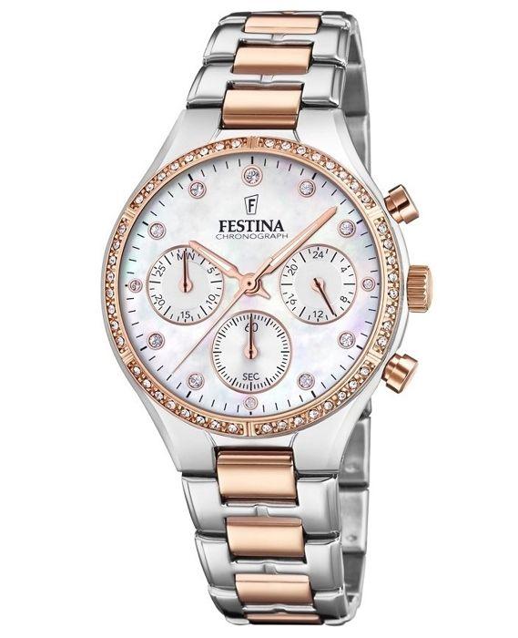 Montre - Festina - F20403-1 - Argenté - Femme - 5 ATM