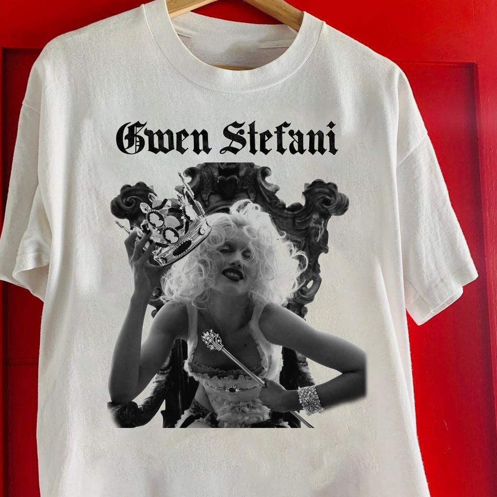VTG GWEN STEFANI T-shirt Christmas Short Sleeve S-5XL