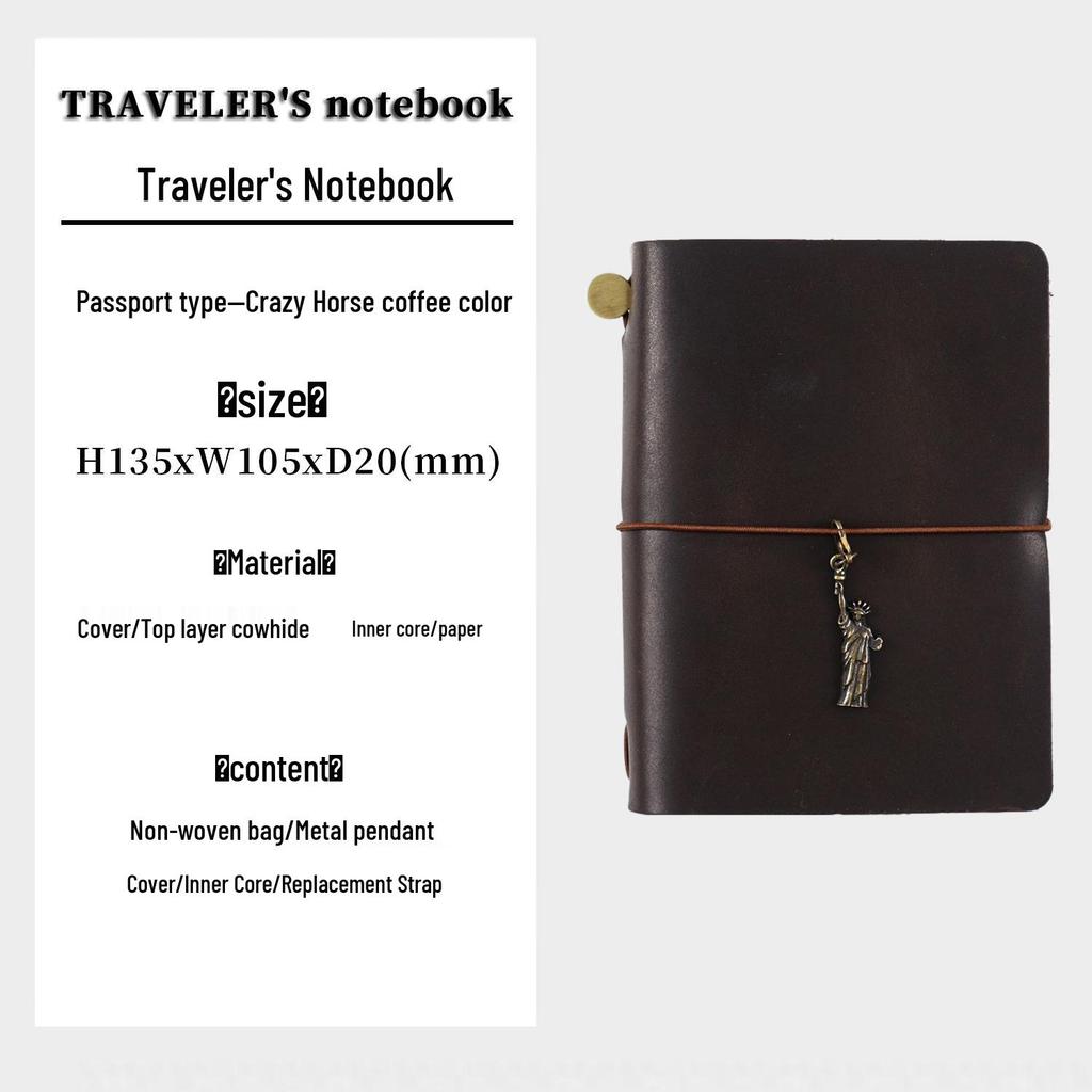 Дневник путешествий по Теннесси: Блокнот ручной работы из винтажной коровьей кожи