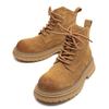 Autumn and winter new lace-up locomotive Martin boots men's British style retro tooling short boots 24458-R