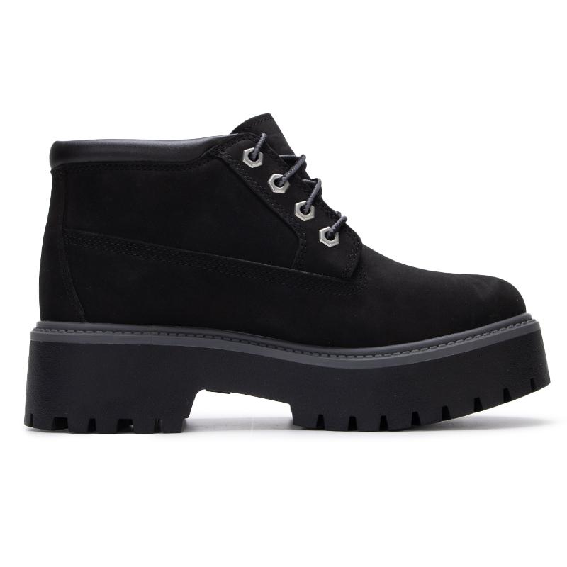 Timberland Stone Street Chukka Удобные Мягкие Ботильоны Женские ботинки Черный TB0A5REN015