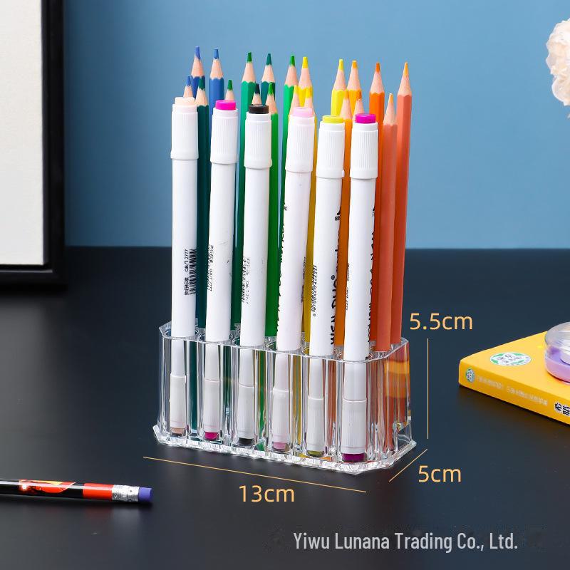 Акриловый пылезащитный держатель для ручек и органайзер для кистей для макияжа