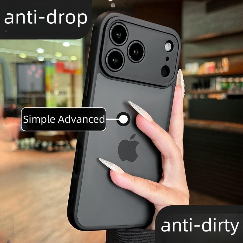 Роскошный матовый прозрачный чехол для телефона для iPhone 17 11 12 13 14 15 16 Pro Max Plus 17 Air Противоударные бамперные чехлы Крышка