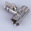 1 Set RO Feed Water Adapter 1/2 to 1/4 3/8 Shut Off Valve Easy Install for Reverse Osmosis System Kitchen Plumbing