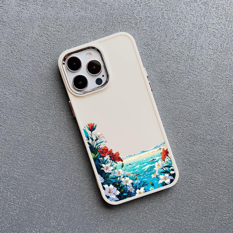 Летний чехол для телефона с цветком ромашки для IPhone 11 12 13 14 15 Pro Max 15 14 8 7 Plus SE 2020 XS X XR Ударопрочная силиконовая задняя крышка