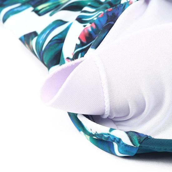 Women Sexy Monokini Halter Sleeveless One Piece Swimsuit Patchwork Color Backless Tummy Control High Waisted Bathing Suit