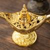 1PC Hollow Legend Aladdin Magic Genie Lamps Incense Burners Retro Wishing Oil Lamp Home Decor Gift 6cm/2.36in*9cm/3.54in
