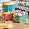 Large Capacity Plastic Children's Toy Storage Box - Household Sorting Container for Snacks Sundries & Baby Clothes Organizer