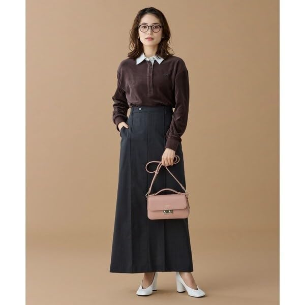 Lacoste Официальная кожаная сумка через плечо NF5099PHN8100 Елисейские поля