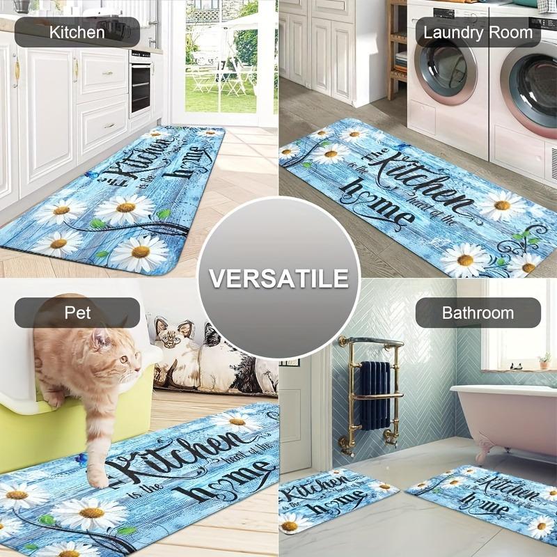1PC Puppy Playfround Kitchen Rug Non-Slip Door Mat Pop design Bathroom Rug Bath Mat Carpet for Home Sink Laundry ecoreeree