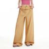 unifree American Style Loose Fit Wide Leg Casual Trousers