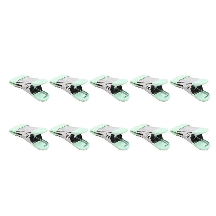 10 шт./компл. прочные многофункциональные мини-прищепки с двумя головками, зажимы для сушки, креативные нескользящие зажимы для маленьких пакетов с едой