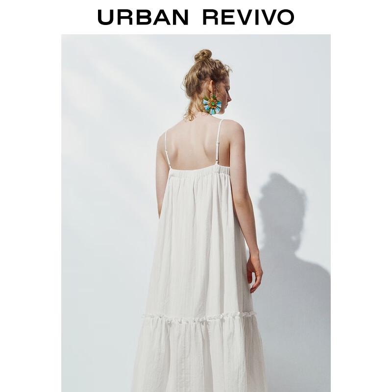 Женское платье-комбинация UR с V-образным вырезом и бретелями-завязками