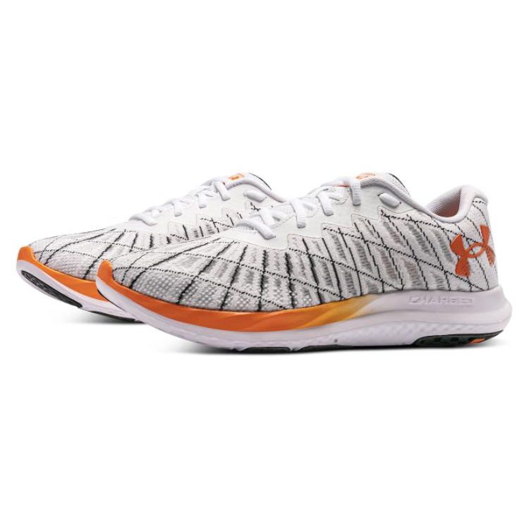Under Armour Мужские Charged Breeze 2 Белый Оранжевый Черный 3026135-109