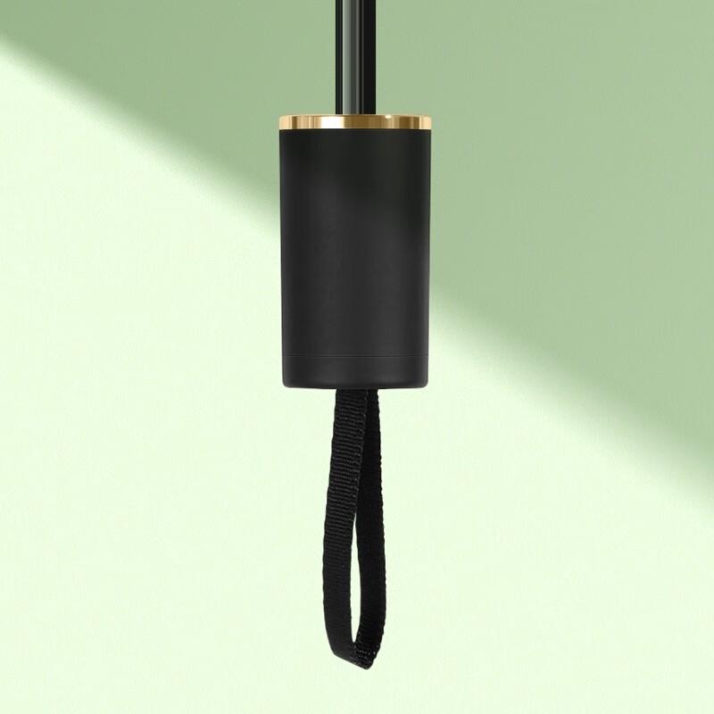 MAYDU Tri-Fold Heart-Patterned Anti-UV Sun Umbrella