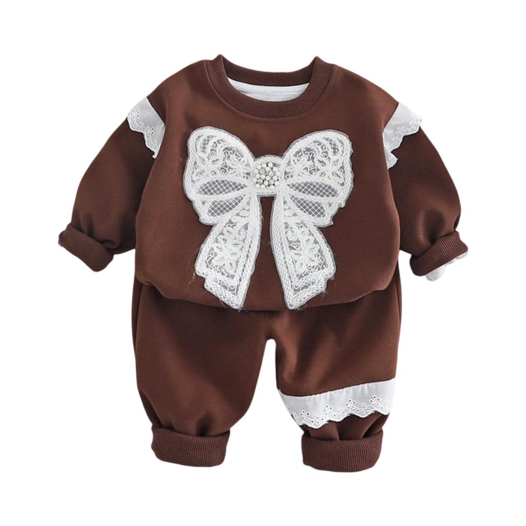 Детский повседневный комплект с длинным рукавом, удобные наряды для повседневной носки