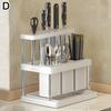 Multi-functional Chopstick Rack Stainless Steel Multi-grids Kitchen Storage Draining Frame Integrated Kitchen Supplies Organizer