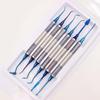 Dental Composite Resin Filling Spatula Titanium Plated Head Resin Filler Set Dental Instrument