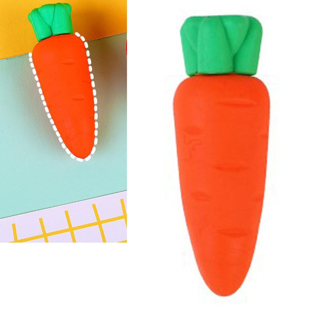 Ластик для моркови, ластик в стиле моркови, ластик для рисования, ластик для письма и рисования для школы и дома