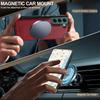 LC.IMEEKE For Samsung Galaxy S21 FE 5G Magnetic Case Leather TPU Back Cover
