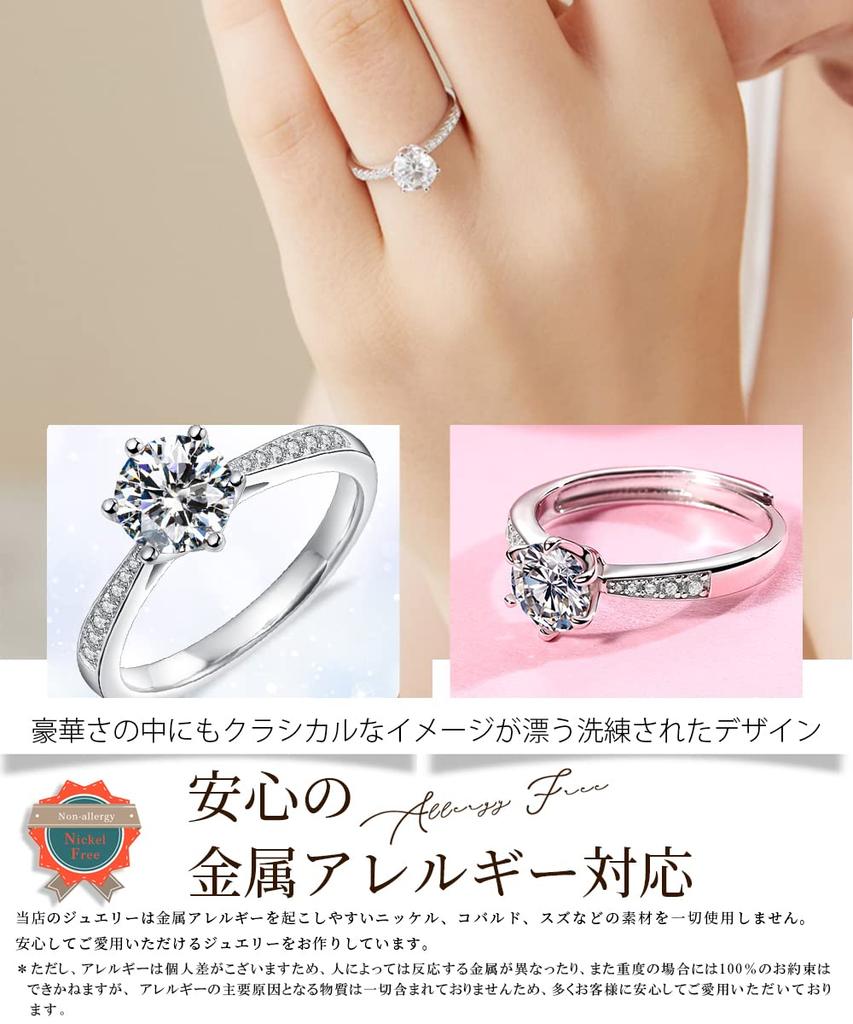 Кольцо для одного размера, муассанит 925 пробы, подарочная упаковка на день рождения [EVER FLAWLESS] для женщин, большинство, серебро 0,5 карата, серебро, рождество, подарок, элегантный,