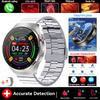 2025 New Health Nursing Grade Smart Watch Men Blood Lipid Uric Acid Tracker ECG+PPG Clock Bluetooth Call Smartwatches For Xiaomi