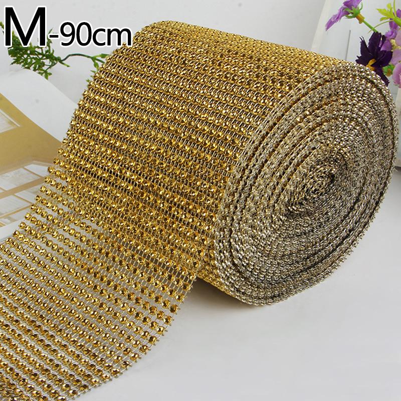 90 см Алмазная отделка со стразами, цепочка для шитья, лента для отделки, лента с кристаллами для шитья, аксессуары, аппликации, сделай сам, декор ручной работы