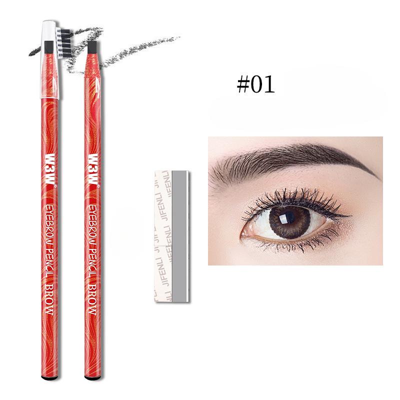 Нить-карандаш для бровей, водонепроницаемый, не размазывающийся, визажист, твердый стержень