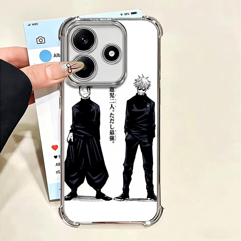 Аниме Гэто Сугуру JUJUSU Мягкий чехол для телефона для Xiaomi Poco X7 X8 Pro Max X6 X5 X3 F8 Ultra F7 M8 M7 M5S Redmi 15C 15A 15 14C 13C 1