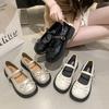 Fairy Style French Retro Bow Mary Jane Shoes Female 2025 Summer New Small Fragrant Style Gentle Temperament Single Shoes
