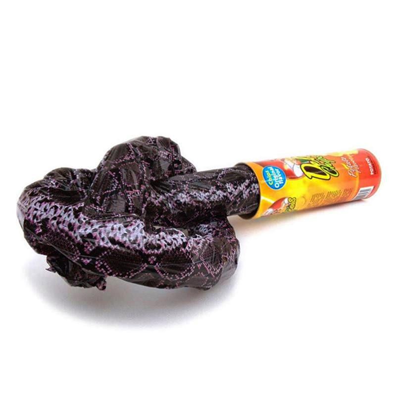 Банки с картофельными чипсами, искусственная змея, день дурака, забавная новинка, шутка, трюк, игрушки