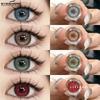 New Fashion Colored Contact Lenses 1 Pair Sapphire Lenses Dark Green Beauty Lenses Dark Brown Lenses Color Makeup Red Lenses