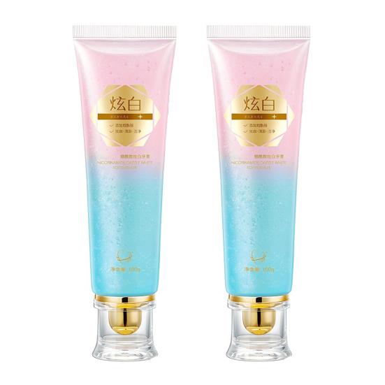 1/2/3Pcs 100G Nicotinamide Whitening Toothpaste Freshening Breath Stain Removal Oral Health Enamel Protection Teeth Cleaning Brightening Toothpaste