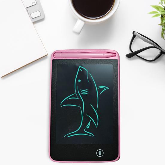 6,5-дюймовый ЖК-планшет для письма с ручкой, красочные каракули, работающий от батареи, прямоугольник, электронная доска для рисования, блокнот для рисования, развивающая игрушка, подарки для школьников