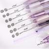 7Pcs/Set Quick-Drying Ink Highlighter Pen Set ST Tip Neutral Pen Ballpoint Pen  School Office