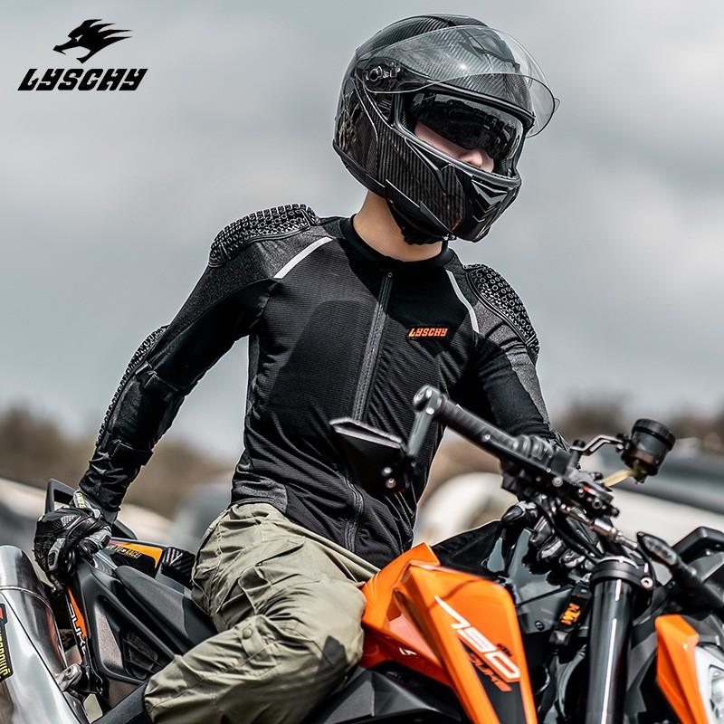 Motorcycle Riding Jacket With Protective Armor Elbow Shoulder Breathable Mesh Winter Lightweight Fit