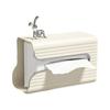 Wall-Mounted Transparent Tissue Box Punch-Free Installation Large Capacity Transparent Toilet Paper Holder Multifunctional Bathroom Kitchen