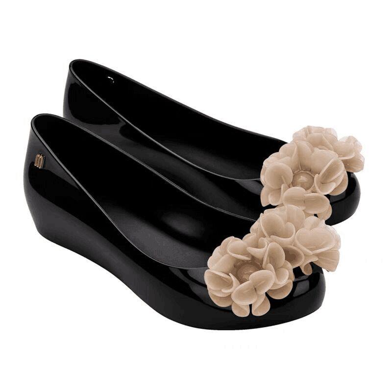 Женские гелевые туфли Melissa Camellia 2025 - Мягкая подошва, дизайн с открытым носком