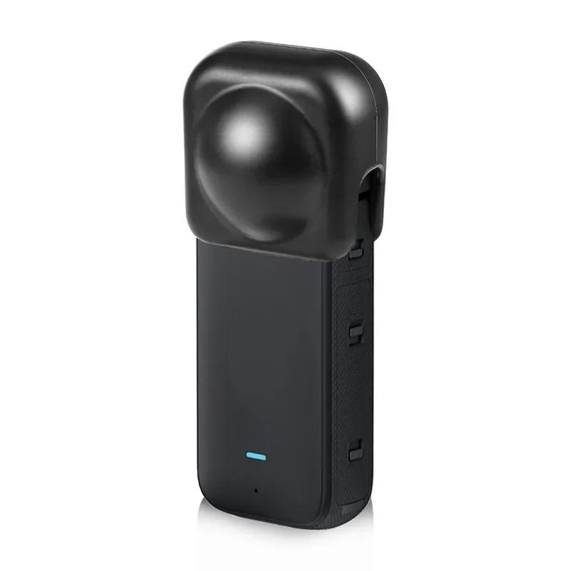 Защитная пленка для экрана с защитой от царапин для Insta360 X4, силиконовая настольная подставка, крышка объектива для Insta360 X4, аксессуары