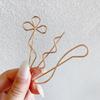 Elegant Sweet Barrettes Hair Side Clip Women Bobby Pin Zinc Zinc Alloy Hairpin Flower Hair Clips Wave