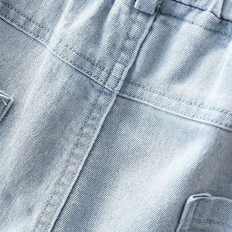 Girls' Denim Shorts In Summer Swan Girls Wear Pants Outside Summer