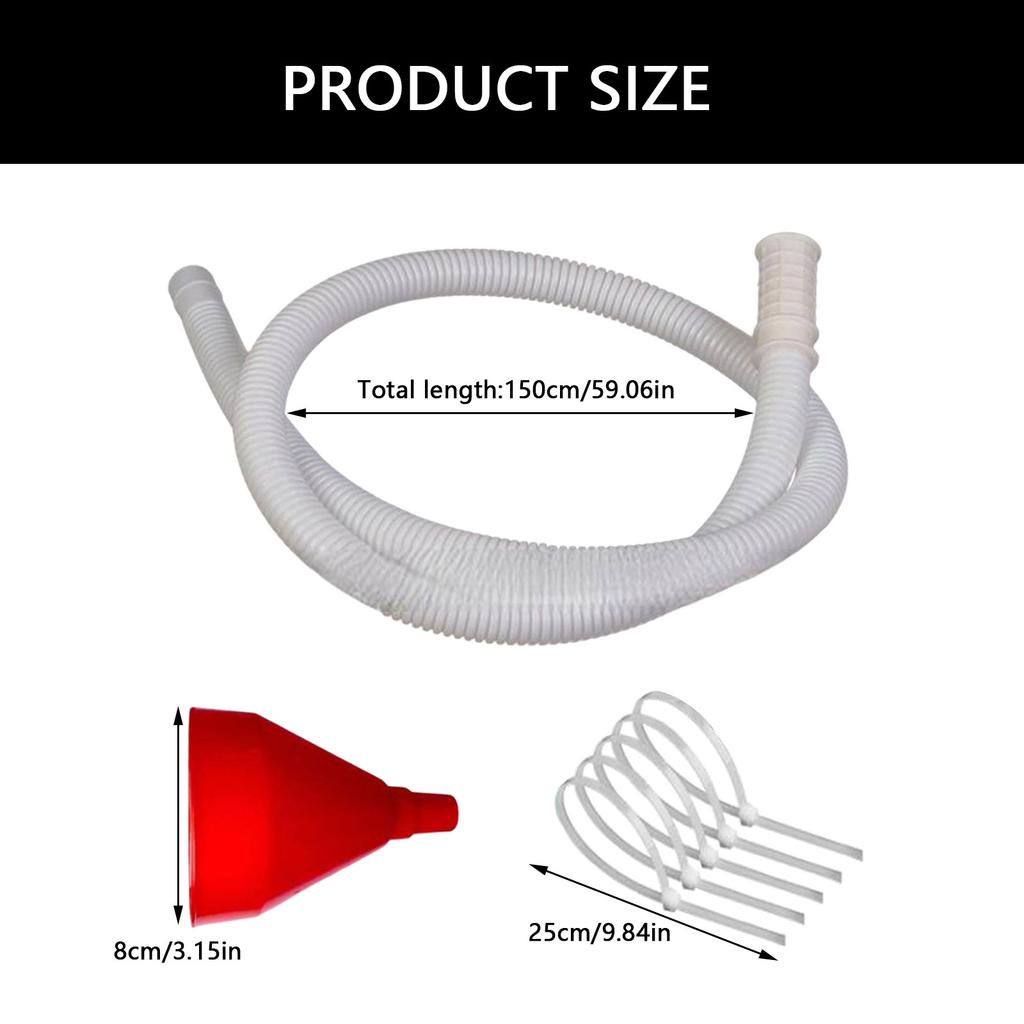 Long Funnel Plastic Tube Watering Tool for Christmas Tree and Large Indoor Outdoor Plant Practical Watering Device